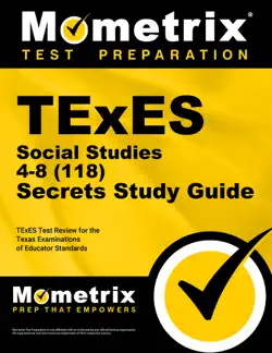 texes social studies 4-8 (118) secrets study guide book cover image