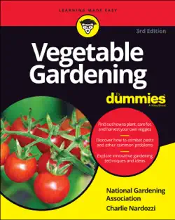 vegetable gardening for dummies book cover image