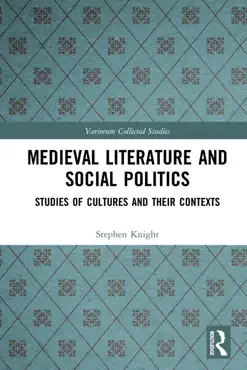medieval literature and social politics book cover image