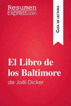 el libro de los baltimore de joël dicker (guía de lectura) imagen de la portada del libro