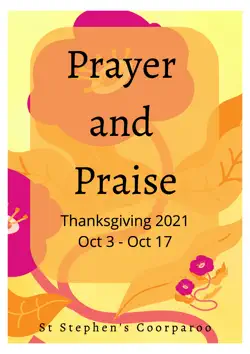 thanksgiving 2021 -prayer and praise booklet book cover image