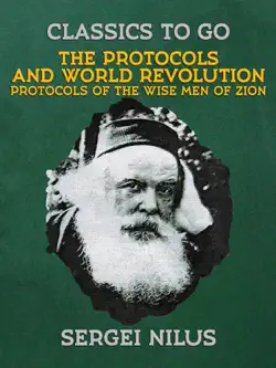 the protocols and world revolution, protocols of the wise men of zion book cover image