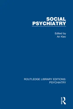 social psychiatry book cover image