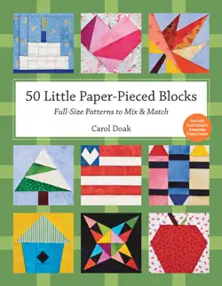 50 little paper-pieced blocks book cover image
