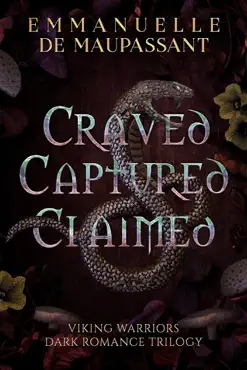 craved. captured. claimed.: viking warriors dark romance trilogy book cover image