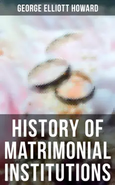 history of matrimonial institutions book cover image