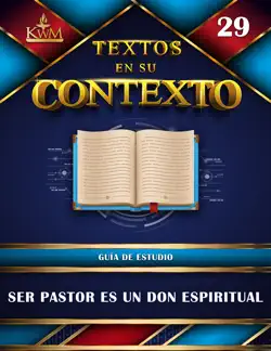 ser pastor es un don espiritual book cover image