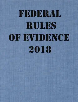 federal rules of evidence 2018 book cover image