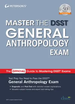 master the dsst general anthropology exam book cover image