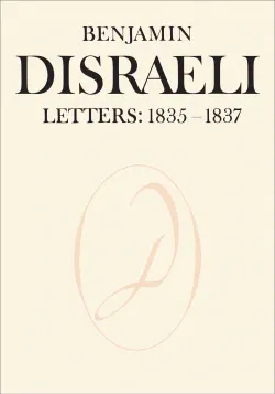 benjamin disraeli letters book cover image