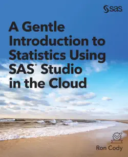 a gentle introduction to statistics using sas studio in the cloud book cover image