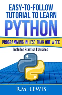 easy-to-follow tutorial to learn python programming in less than one week book cover image