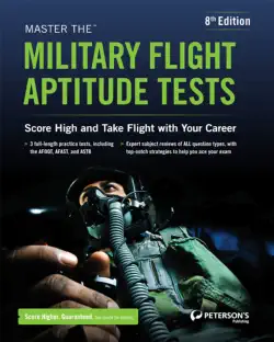 master the military flight aptitude tests book cover image