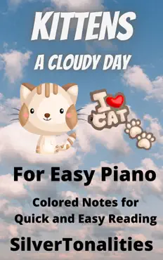 kittens a cloudy day for easy piano book cover image