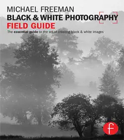 black and white photography field guide book cover image