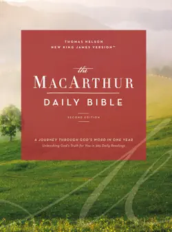 the nkjv, macarthur daily bible, 2nd edition, comfort print book cover image