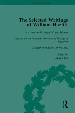 the selected writings of william hazlitt vol 5 book cover image
