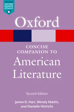 the concise oxford companion to american literature book cover image