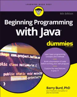 beginning programming with java for dummies book cover image