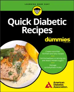 quick diabetic recipes for dummies book cover image