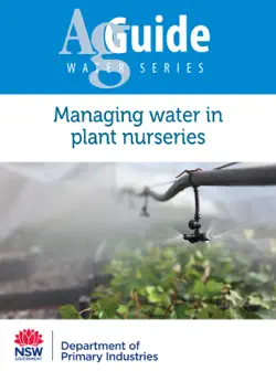 managing water in plant nurseries book cover image