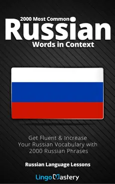 2000 most common russian words in context book cover image