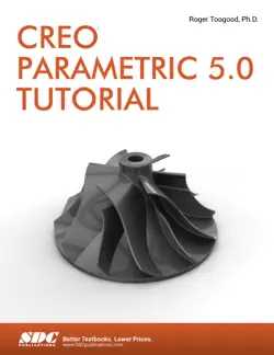 creo parametric 5.0 tutorial book cover image
