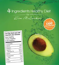 4 ingredients healthy diet book cover image