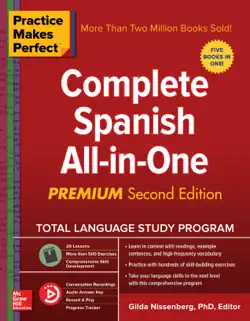 practice makes perfect: complete spanish all-in-one, premium second edition book cover image