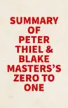 Summary of Peter Thiel & Blake Masters's Zero to One sinopsis y comentarios