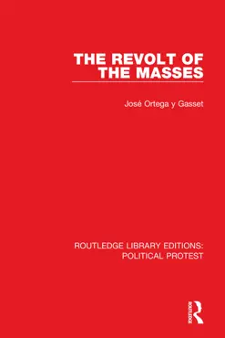 the revolt of the masses imagen de la portada del libro