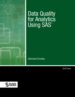 data quality for analytics using sas book cover image