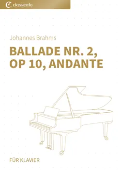 ballade nr. 2, op 10, andante book cover image