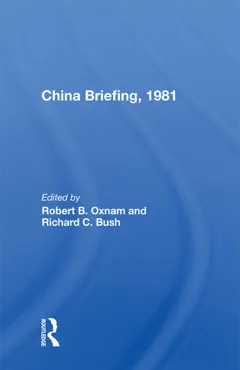 china briefing, 1981 book cover image
