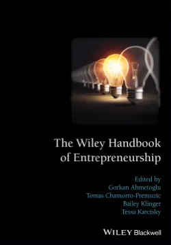 the wiley handbook of entrepreneurship book cover image