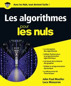 les algorithmes pour les nuls grand format book cover image