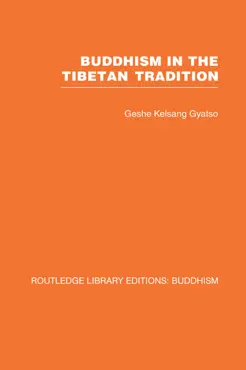 buddhism in the tibetan tradition book cover image