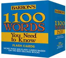 1100 words you need to know flashcards book cover image