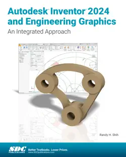 autodesk inventor 2024 and engineering graphics book cover image