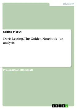 doris lessing, the golden notebook - an analysis book cover image