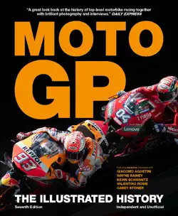 the illustrated history of moto gp book cover image