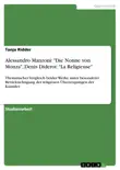 Alessandro Manzoni: "Die Nonne von Monza", Denis Diderot: "La Religieuse" sinopsis y comentarios