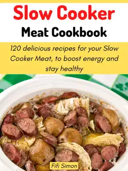 slow cooker meat cookbook book cover image