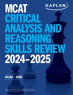 mcat critical analysis and reasoning skills review 2024-2025 book cover image