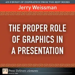 proper role of graphics in a presentation, the book cover image