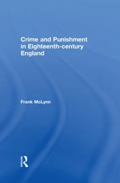 crime and punishment in eighteenth century england book cover image