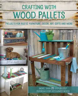 crafting with wood pallets book cover image