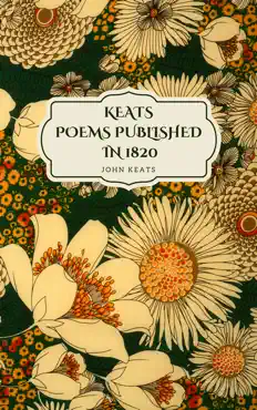 keats poems published in 1820 book cover image