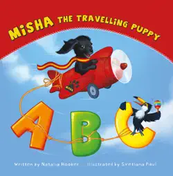 misha the travelling puppy abc book cover image