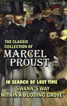 the classic collection of marcel proust. illustrated book cover image